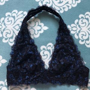 NWOT Free People Galloon Lace Halter Bra